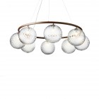 Nuura Miira 8 Circular Pendant Dark Bronze/Optic Clear