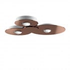 Lodes Bugia LED Ceiling/Wall Light - Triple, Bronze