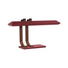 Bert Frank Rinato LED Table Lamp Dark Bronze Red