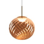 Tom Dixon Whirl LED Pendant 45 Copper On