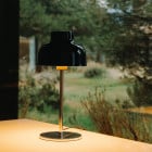Santa & Cole M64 Table Lamp Black Beside Window