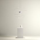 Axolight Hoops LED Suspension White Above Table