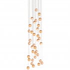 Bocci 84 Series Chandelier Light 36 Lights Round Ceiling Canopy