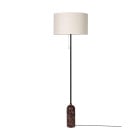 Gubi Gravity Floor Lamp Maroon Marble Canvas
