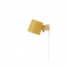 Normann Copenhagen Rise Wall Light Yellow Cable and Plug