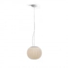 Medium Lita Suspension Light in White