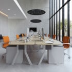 Artemide Silent Field 2.0 Direct + Indirect Light LED Multiples in Office