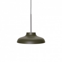 Rubn Bolero LED Pendant Light Umbra Grey Steel Medium 