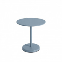 Muuto Linear Steel Café Table Round Pale Blue