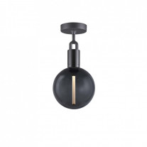 Buster + Punch Forked Globe Ceiling Light (Steel Smoked - Medium)