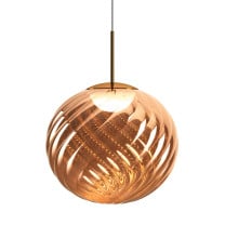 Tom Dixon Whirl LED Pendant 45 Copper On