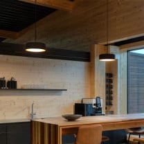 Black/Brass BEGA 50999 LED Pendants