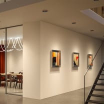 Artemide Architectural Helgoland LED Downlight System Lifestyle Corridor