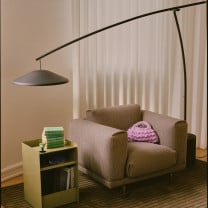Muuto Contra Floor Lamp Above Chair