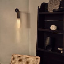 J. Adams & Co Flume IP44 Wall Light - On