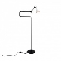 DCW éditions Lampe Gras Nº411 Floor Lamp White/Copper Interior