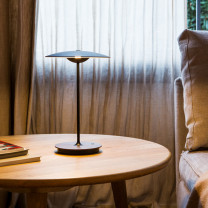 Marset Ginger LED Table Lamp Lifestyle Side Table