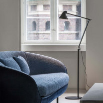 Louis Poulsen NJP LED Floor Lamp Black