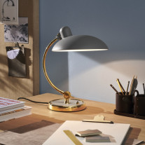 Fritz Hansen Kaiser Idell 6631 Luxus Table Lamp Easy grey/Brass