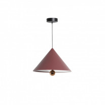 Petite Friture LED Cherry Pendant Large Brown Red & Rose Gold