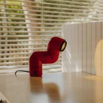 Santa & Cole Tatu LED Table/Wall Light Red