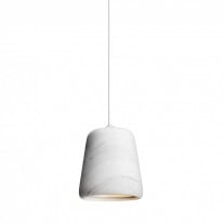 New Works Material Pendant White Marble