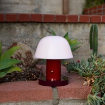 &Tradition Setago Table Lamp Maroon & Grape - Outdoors