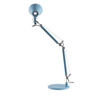 Artemide Tolomeo Micro Table Lamp Round Light Blue