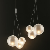 Lodes Random LED Pendant Frosted White