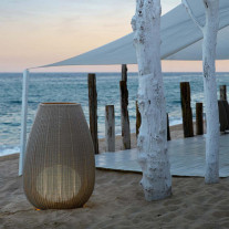 Bover Amphora 03 LED Floor Lamp on the Beach