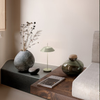 Vibia Mayfair Mini LED Portable Table Lamp Green