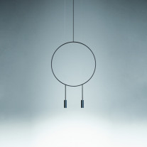 Estiluz Revolta LED Pendant Large 3636 Black