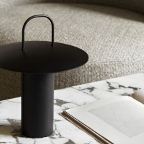 Audo Copenhagen Ray LED Portable Table Lamp Black