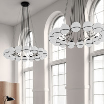 Astep Model 2109/16/20 Chandelier Black