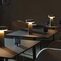 Muuto Ease Portable Lamp in Restaurant