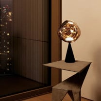 Gold Tom Dixon Melt Fat Cone LED Table Lamp