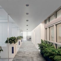 Artemide Architectural Helgoland LED Downlight System Lifestyle Hallway
