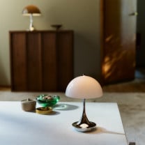 Louis Poulsen Panthella Originals 160 V3 LED Portable Lamp Lifestyle Coffee Table
