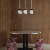 Normann Copenhagen Hinx Lamp Pendant Above Table