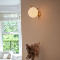 Flos IC Ceiling/Wall Light Brass