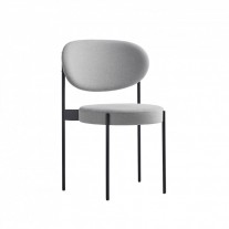 Verpan Series 430 Chair Light Grey Black Frame 