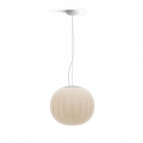 Large Lita Suspension Light in White