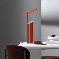 Verpan Reflect Table Lamp red
