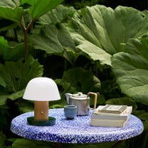 &Tradition Setago Table Lamp Nude & Forest - Outdoors