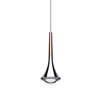 Lodes Rain LED Pendant Chrome Structure/Rose Gold