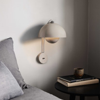 Matte White &Tradition Flowerpot VP8 Wall Light