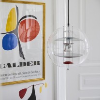 Verpan VP Globe Coloured Glass Pendant