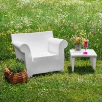 White Kartell Bubble Club Armchair