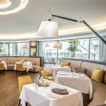 Artemide Tolomeo Mega Floor Lamp Lifestyle Dining 2