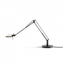 Luceplan Berenice 30 Table Lamp in Black with White Diffuser